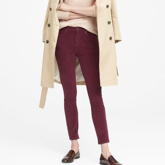 Banana Republic Pants - Banana Republic Burgundy Corduroy Pants
